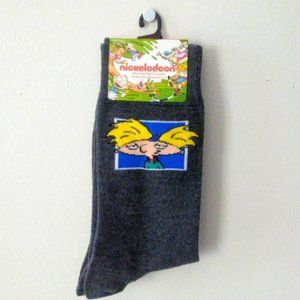 nickelodeon Hey Arnold Men's Crew Socks